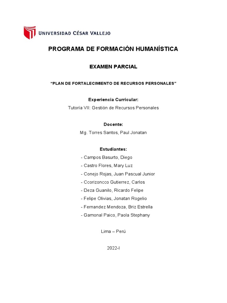 Actividad Tutoria Vii | PDF | Crecimiento personal y profesional ...