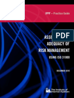 2010 IIA IPPF Practice Guide - Assessing the adequacy of  risk management using ISO 31000