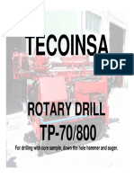 Tecoinsa: Rotary Drill