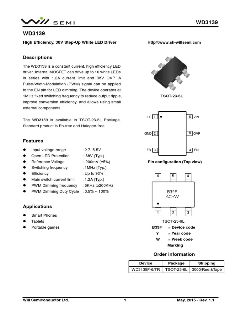 Data Sheet | PDF | Capacitor | Inductor