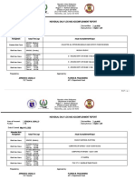 Individual Daily Log and Accomplishment Report: Date/s Covered: May 2 - 6, 2022