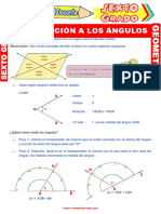 Introducción a la medición y clasificación de ángulos en geometría