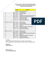 Jadwal Matsama 2021-2022