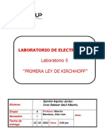 Lab 5 - Primera Ley de Kirchhoff 23-05-2022. Grupo 8