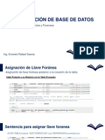 Administración de Base de Datos - Sesion 03 - Llaves Primarias y Foraneas