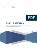 Petunjuk Penggunaan Karirhub Console Untuk Admin Kabupaten Kota