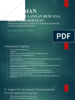 Pedoman Penanggulangan Bencana Bidang Kesehatan 2021