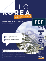 Winter Korea Itinerary