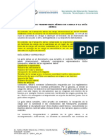 Contrato transporte aéreo carga y guía aérea