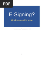 E-Signing?: What You Need To Know