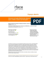 2020, Internato de Saúde Mental para Alunos de Medicina