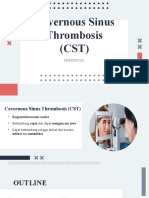 Cavernous Sinus Thrombosis (CST) : Presentan