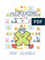 Cuaderno Para Practicar Las Multiplicaciones