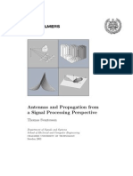 Antennas and Propagation From A Signal Processing Perspective by Thomas Svantesson 2001