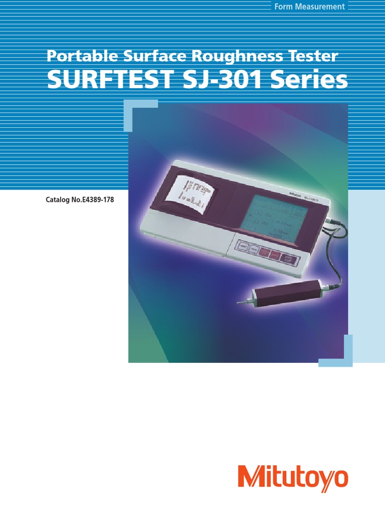 SURFTEST SJ301 Series Portable Surface Roughness Tester PDF