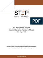 Iron Management Program Standard Operating Procedures Manual - R2.5 Aug 2020