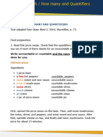 How Much/How Many and Quantifiers: Write Uncountable or Countable and The Noun. The First One Is Done For You