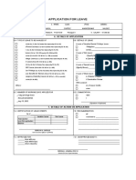 Cs Form 6 Revised Leave Form