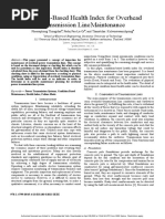 Condition-Based Health Index For Overhead Transmission Line Maintenance