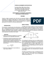 Laboratorio #6 Movimiento de Proyectiles.