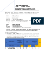 Berita Acara Harian Dipa Karanganyar (Jatipuro) 26 Juni 2022