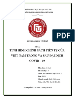 Tình Hình Chính Sách Tiền Tệ Của Việt Nam Trong Và Sau Đại Dịch Covid - 19