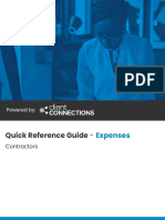Quick Reference Guide - : Expenses