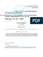 Official Gazette of The Republic of The Philippines