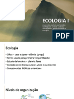 Ecologia I