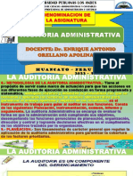 Semana 07 de Auditoria Administrativa para Administracion 2022 - I