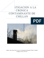Investigacion A La Cronica Contaminante de Chillan
