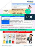 IV Experiencia de Aprendizaje - Act 3 - Semana 3 Vi Ciclo