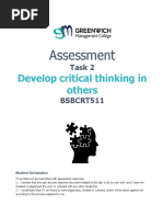 BSBCRT511 - Assessment Task 2 v2