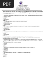 Grade 12 Philosophy 1st Quarter Exam | PDF
