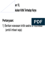 Tugas 10 Melakukan Kritik THD Karya