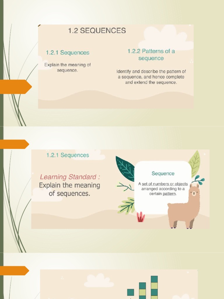 1.2 Sequences | PDF | Language Arts & Discipline | Computers