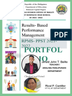 Rpms Portfolio 21- 22- Grade 7