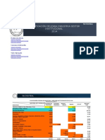 Producción bruta por industria y sector institucional 2014