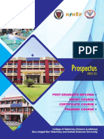 GADVASU Prospectus 2022-23 Skill Courses