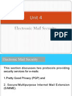 Unit 4 Electronic Mail Security