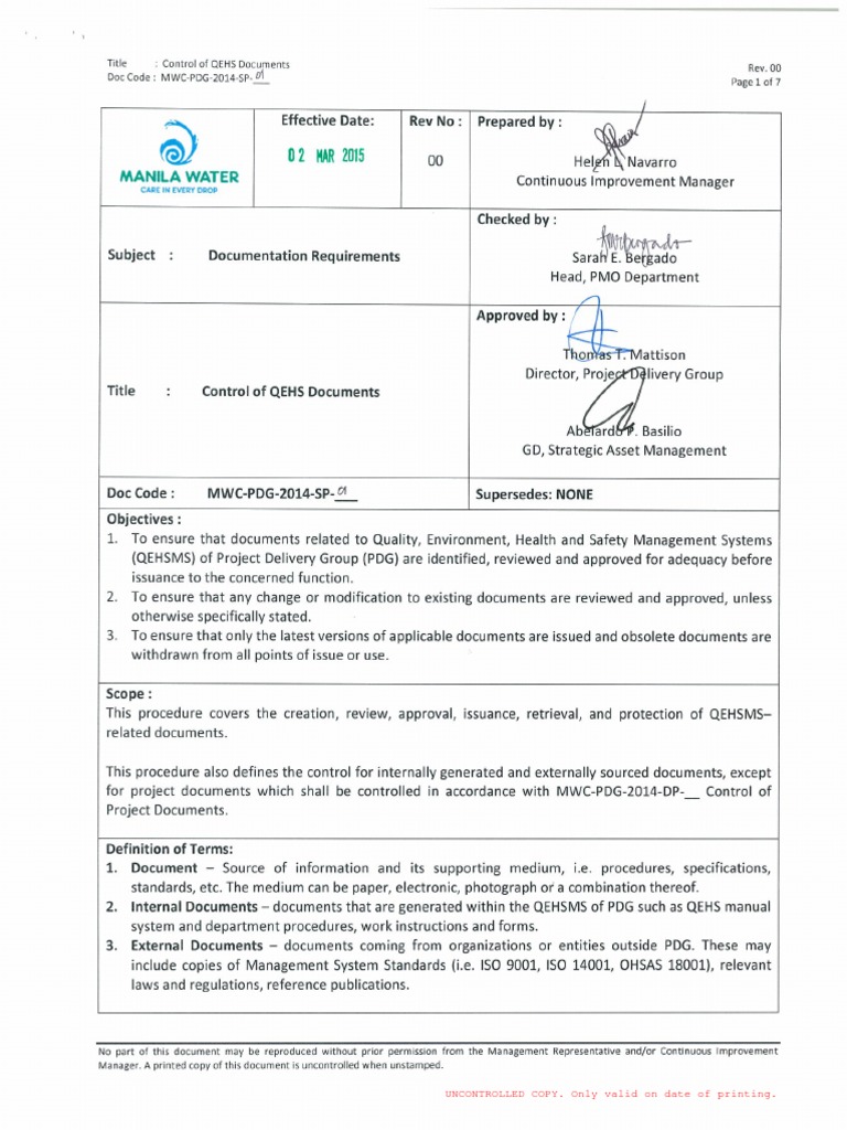 UNCONTROLLED COPY. Only Valid On Date of Printing PDF Business Information Technology