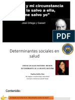 Determinantes y Determinacion Social en Salud - 3er Sem
