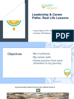 Session (1) Leadership and Career Path