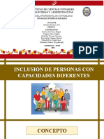 Inclusión de Las Personas Con Discapacidad