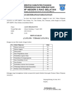 Surat Keterangan Lulus Tp. 2019-2020