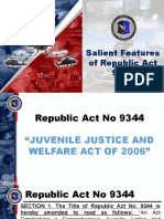 Salient Features of Republic Act 9344