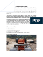 PE 900x1200 Jaw Crusher