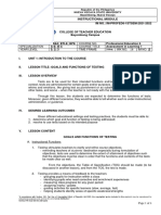 Instructional Module: Republic of The Philippines Nueva Vizcaya State University Bayombong, Nueva Vizcaya