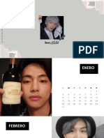 Calendario 2022 Ver. Tae, Yoon y Nam