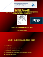 Curso Cimentaciones en Roca Sesión 3 2020